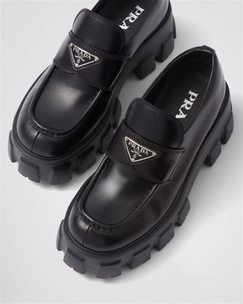 prada loafer black|prada loafer damen.